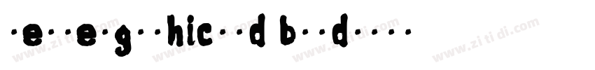 lettergothicstd bold字体转换